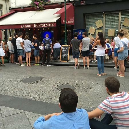 Quartier Montorgueil, Voie Pietonne, Dans Un Immeuble Du Xveme Apartman Párizs Kültér fotó