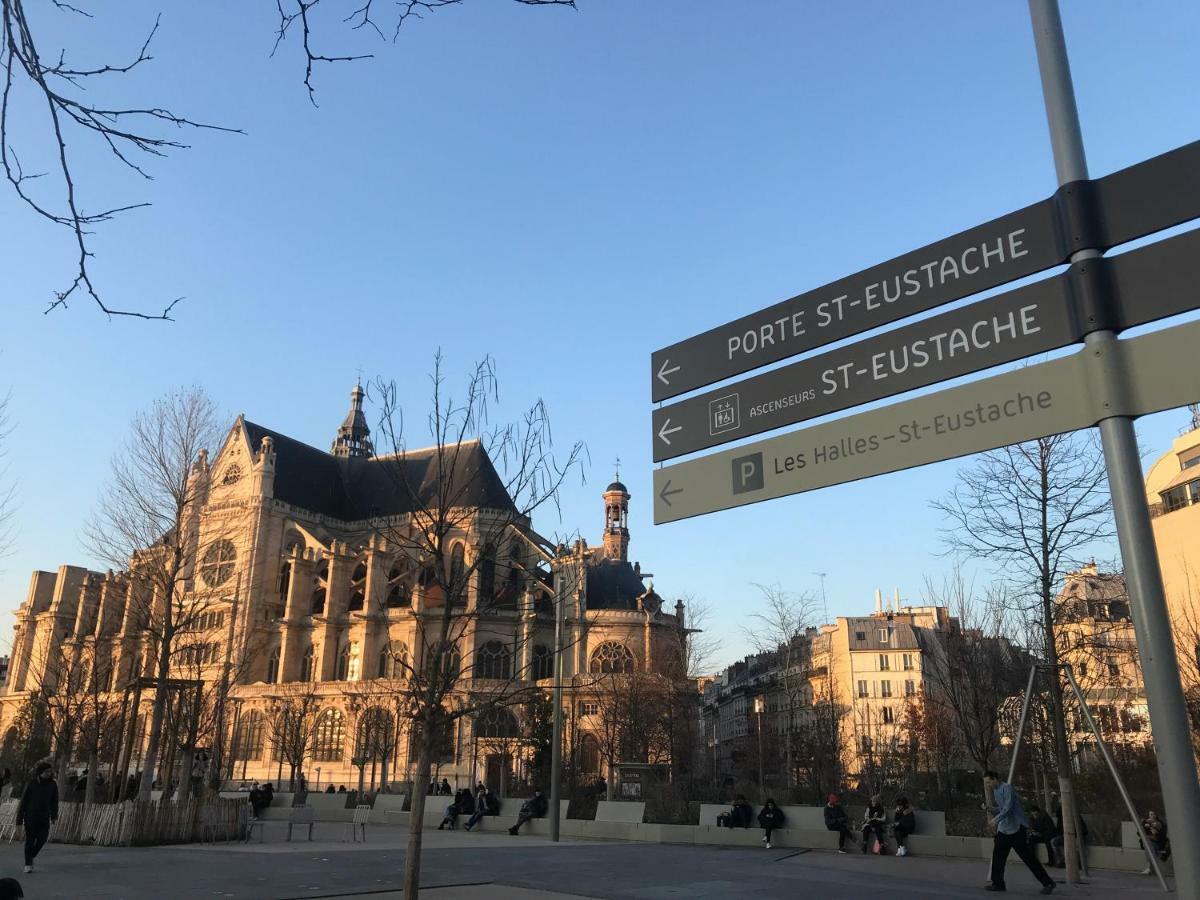 Quartier Montorgueil, Voie Pietonne, Dans Un Immeuble Du Xveme Apartman Párizs Kültér fotó